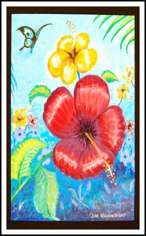 Island Hibiscus Print