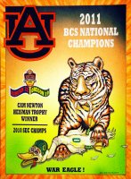 2011 BCS National Champions AU War Eagle