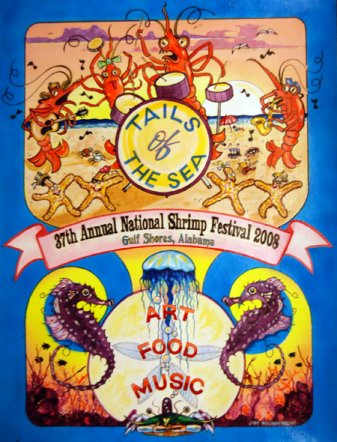 2008 National Shrimp Festival Print